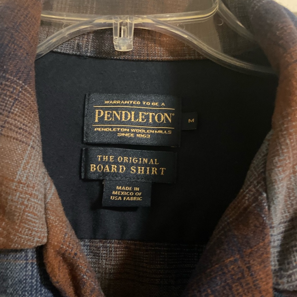 Pendleton Wool Shadow Plaid Original Board Shirt … - image 8